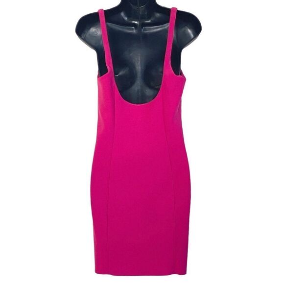 Bec + Bridge Amelie Magenta Hot Pink Sleeveless Bodycon Mini Dress Sz 8 - Picture 9 of 12